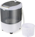 MEDIMALL Waschmaschine, 1,8 kg, 2,7 kg, Weiß, GX24977-PE Minit und Drehverbindung, halbautomatisch, kompakt, für Waschküche