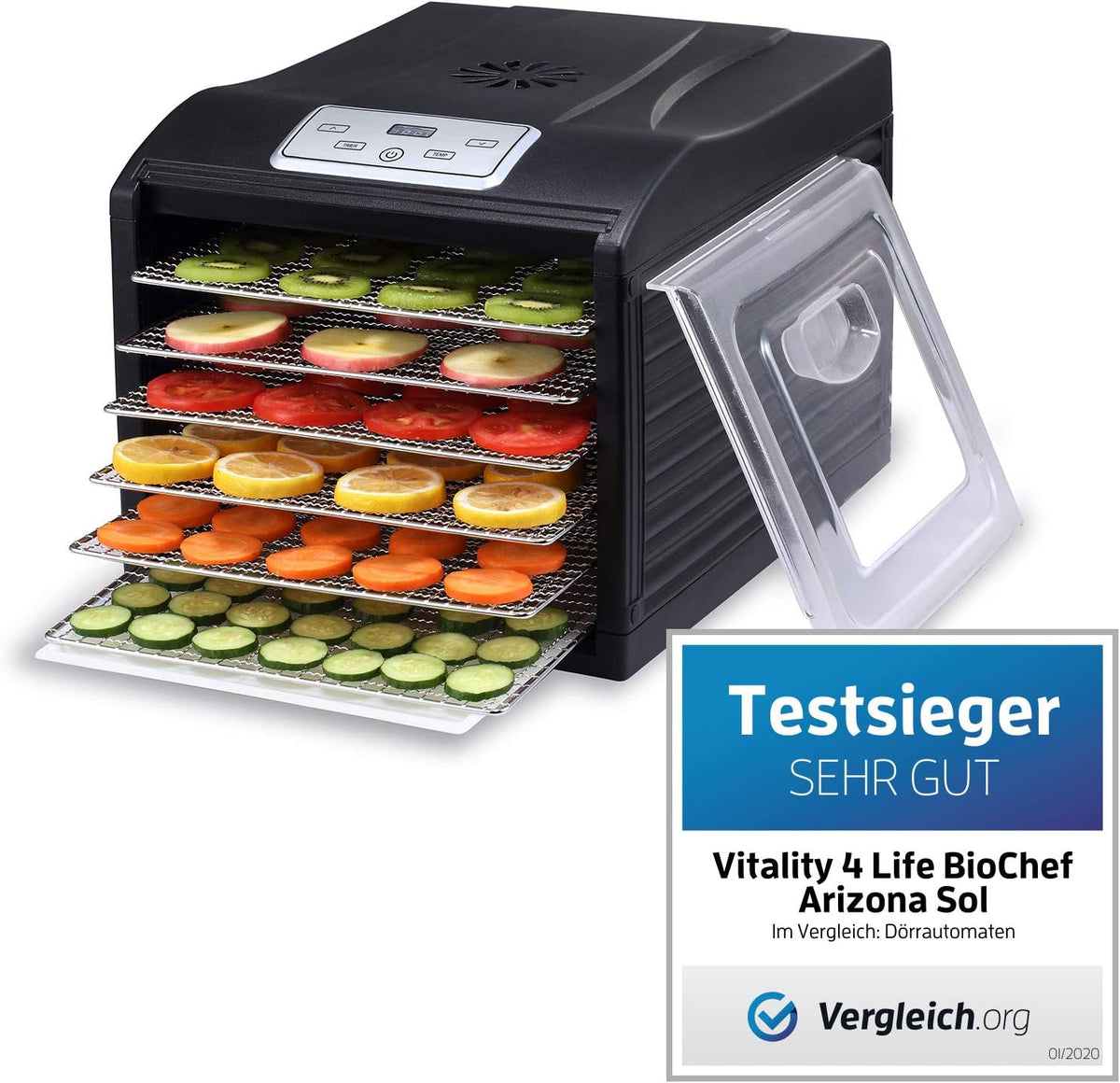 vitality4life Küche Haushalt & Wohnen,Elektrische Küchengeräte,Spezialgeräte, Schwarz