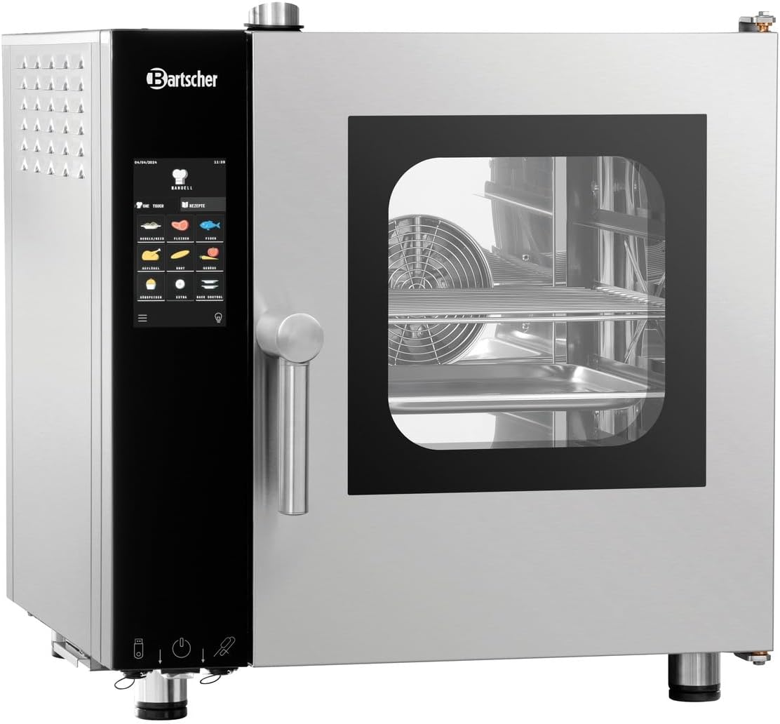 Silversteam Backofen, Schwarz/Silber, 2 5230DRS Kombi-Dampf