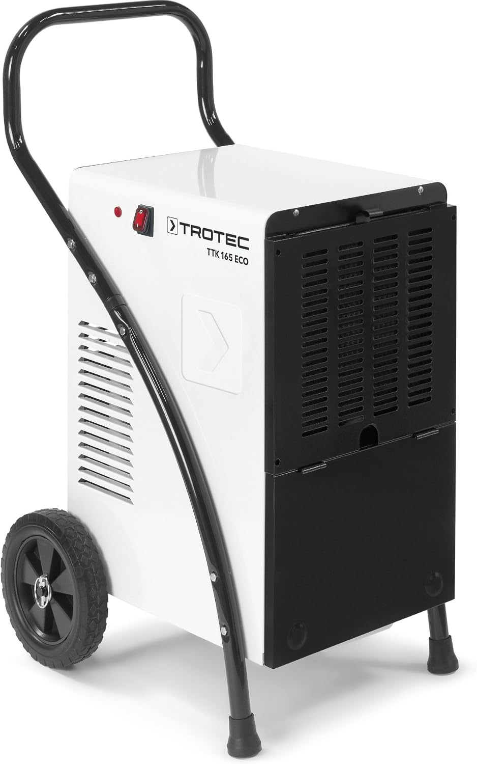 TROTEC Luftentfeuchter, 230 m, 52 L, 90 m, Weiß/Schwarz, TTK 165 ECO, Leistung /Tag, Fläche ² / ³, Bautrockner