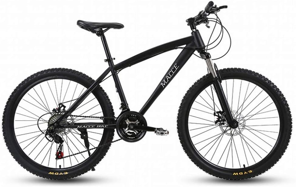MU Mountainbike, Schwarz, Fahrrad Männlich Offroad-Doppelscheibenbremse Mit Variabler, 24 Inches