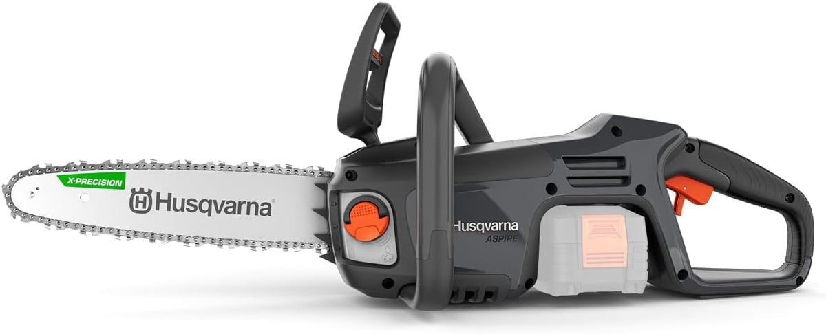 Husqvarna Kettensäge, 18 V, Schwarz/Grau/Orange, Akku- C15X-P4A, Batteriebetrieben (Lithium-Ionen, hohe Schnittgeschwindigkeit) (ohne Akku &