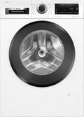 Bosch Waschmaschine, 10 kg, Weiß/Schwarz, WGG154A10 Serie 6 Frontlader, 51 kWh pro 100 Waschzyklen, 1400 UpM, weiß