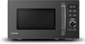 TOSHIBA Mikrowelle, 20 L, Schwarz, MW3-AG20PE(BK) n mit Grill 3-in-1 nherd, Chef-Abtauung, Grill, Kombi, 5 Leistungsstufen