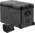 Yolco Kompressor, DC 12 V/5A, 24 V/2.5A, AC 100–240 V, 50–60 Hz, max. 1.2A, PV 12–50 V/10A, 45 dB, 230 V, 50 L, Grau