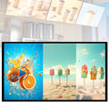 Digital-Signage-Display, Schwarz, 27''/32''/43''/49'' LCD-Monitor mit Werbe-Mediaplayer für, Cafés, Salons und Geschäfte