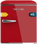 Cecotec Mini-Kühlschrank, 44,7 cm, 55 cm, 45 l, 45 L, Rot, Retro-Tischkühlschrank Bolero CoolMarket TT Origin 45 Red