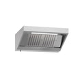 GGM Dunstabzugshaube, 1200 mm, Schwarz, Gastro Wandhaube mit LED