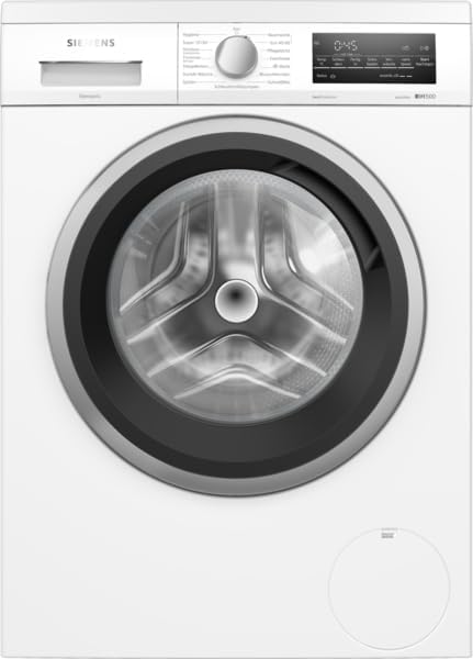 Siemens wu14ut42 Waschmaschine Waschschalen, 8 kg, Weiß/Silber, Waschautomat WU14UTG1
