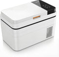 Brandson Kompressor, 30 Liter, 230 V, 24 V, Weiß/Schwarz, Wlan Kühlbox elektrisch mit, App Steuerung Wlan Bluetooth Tuya Smart