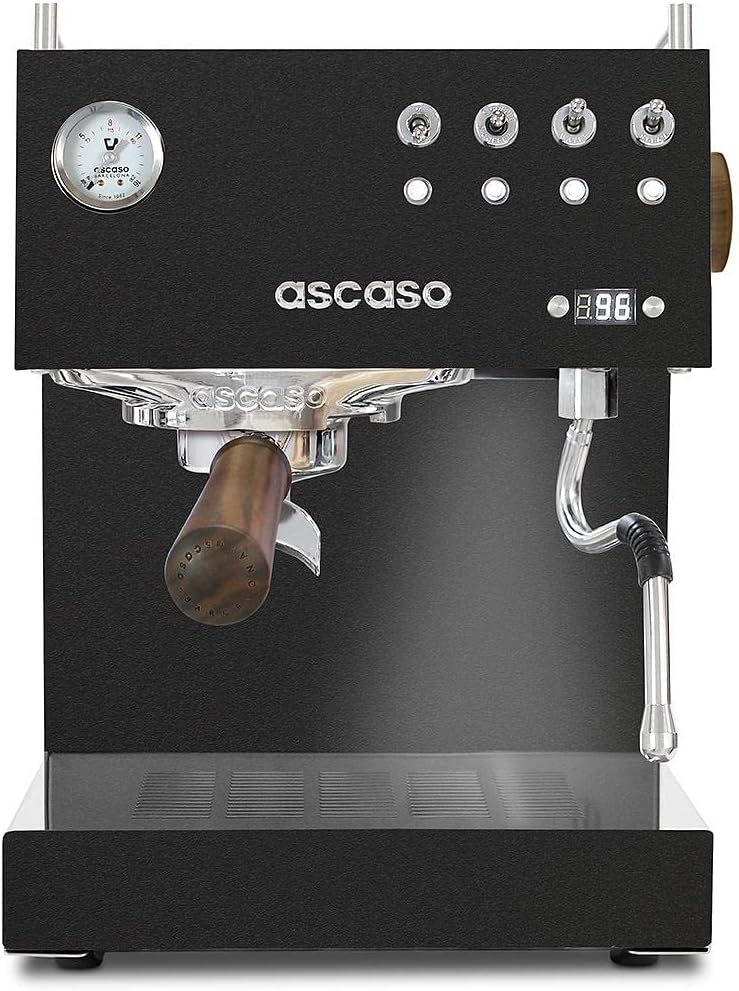 Ascaso Kaffeemaschine, Schwarz, Steel UNO PID Siebträgermaschine