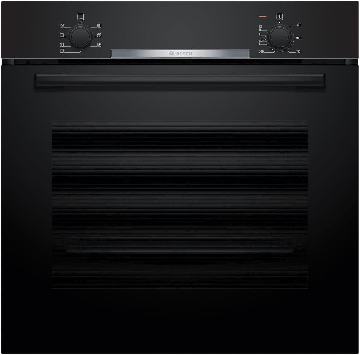 hba272bb3 Backofen Backofen, 60 x 60 cm, Schwarz, Bosch HBA510BA3, Serie 2, Einbau-, 3D-Heißluft für gleichmäßiges Backen auf 3 Ebenen