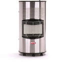 Burny Heizstrahler, 4,2 kW, 11 kg, Silber/Schwarz, Sahara Inox Pro Gasheizofen - Edelstahl - Heizleistung