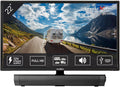 Reflexion Fernseher, 22 Zoll, 12 V, Schwarz, mit Soundbar - KFZ-Adapter für Wohnmobile und Wohnwagen -, USB - LED2225SB