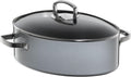 WMF Backofen, 36 cm, Platin, Fusiontec Mineral Bräter, ovale Form, Homogene Kochergebnisse, Kratzfest, Einfache Reinigung