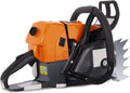 Candeon Kettensäge, Orange/Schwarz, 92cc G660 Benzin n Antriebskopf, Gasoline Chain Saw Power Head mit, ergonomischem Griff