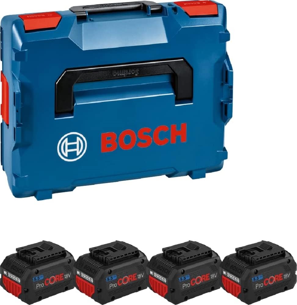 COMBI-KIT 3 18 V TOOLS: GSR 18 V-110C + GWX 18 V-10 P + GBH 18 V-26F + 1 4.0 AH BATTERY (PROCORE) + 1 8 AH BATTERY (PROCORE) + GAL 18 V-160 (L)