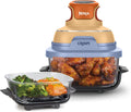 Ninja Heissluftfritteuse, 1700 W, 3,8 l, 1,4 l, Orange/Blau/Schwarz, CRISPi Tragbare Heißluftfritteuse, 4-in-1: Heißluftfrittieren