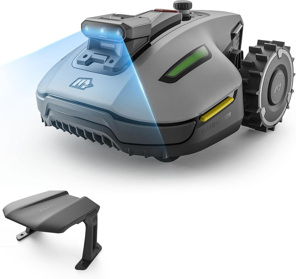 Mammotion Mähroboter, 500 M, 4.5 Ah, Grau/Schwarz, YUKA mini 2 500 ohne Begrenzungskabel mit Garage, Empf. ², Kein RTK
