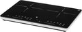 WMF Kochfeld, 3500 W, 28 cm, Schwarz, Kult X Doppel- Induktions 2 Platten, Kochplatte bis, 2 Kochzonen, 8 Stufen